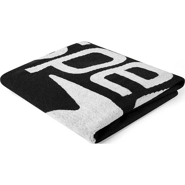 Рушник Speedo LOGO TOWEL AU чорний, білий 75 х 145 см