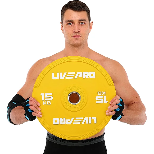 Бамперный диск резиновый

 LiveUp LP8332-15 ø50.5мм 15кг