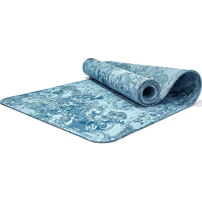 Коврик для йоги Adidas Camo Yoga Matte голубой 176 х 61 х 0,5 см