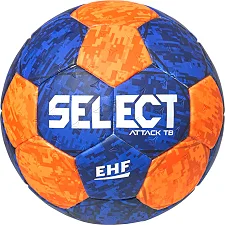 Мяч гандбольный SELECT HB Attack TB v22 синий, оранжевый, арт.62084-839