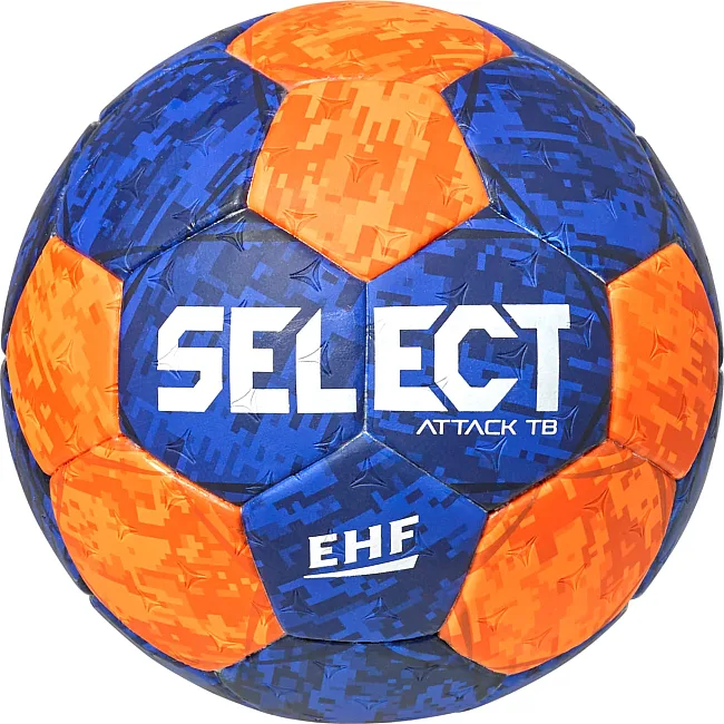 Мяч гандбольный SELECT HB Attack TB v22 синий, оранжевый, арт.62084-839