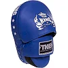 Лапа боксерская изогнутая тренировочная кожа TOP KING Super TKFMS 26x18x9см 2штуки (Красный)