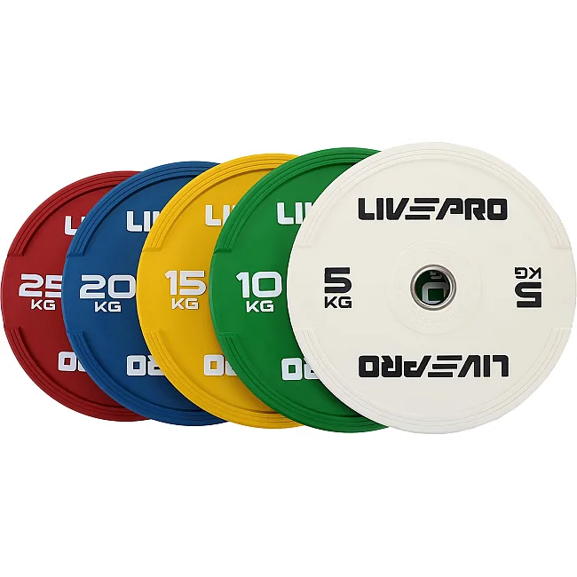 Бамперный диск резиновый

 LiveUp LP8332-15 ø50.5мм 15кг