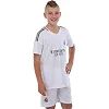 Футбольна форма дитяча із символікою клубу REAL MADRID домашня 2024 SP-SPORT CO-3755 125-160см