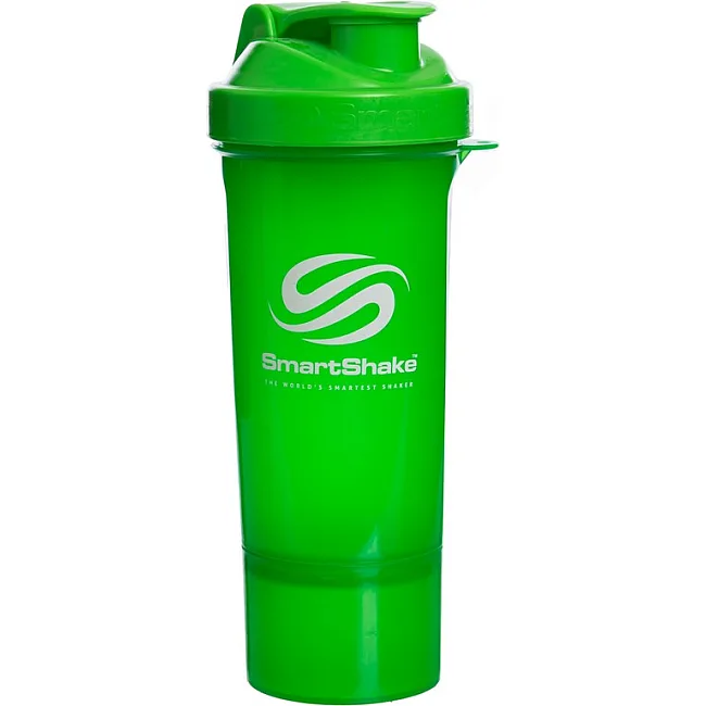 Шейкер для спортивного питания с отсеком для протеина SMART SHAKER SLIM FI-5054 400+100мл (Желтый)