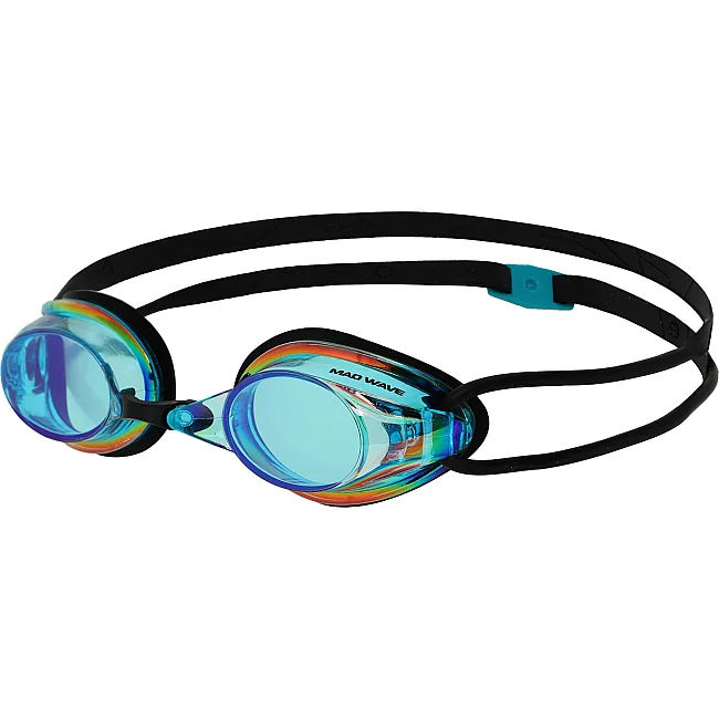 Стартовые очки для плавания
 радужные линзы MADWAVE
 STREAMLINE Rainbow M045703 (Пурпурный)