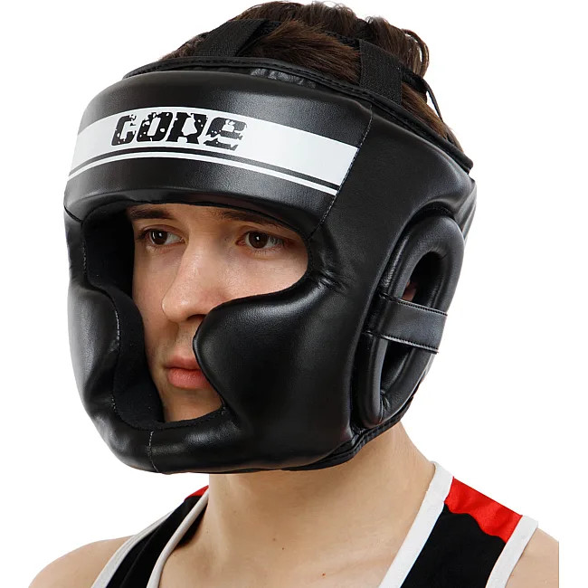 Тренировочный шлем для бокса
 PU CORE BO-4441 (Розовый)