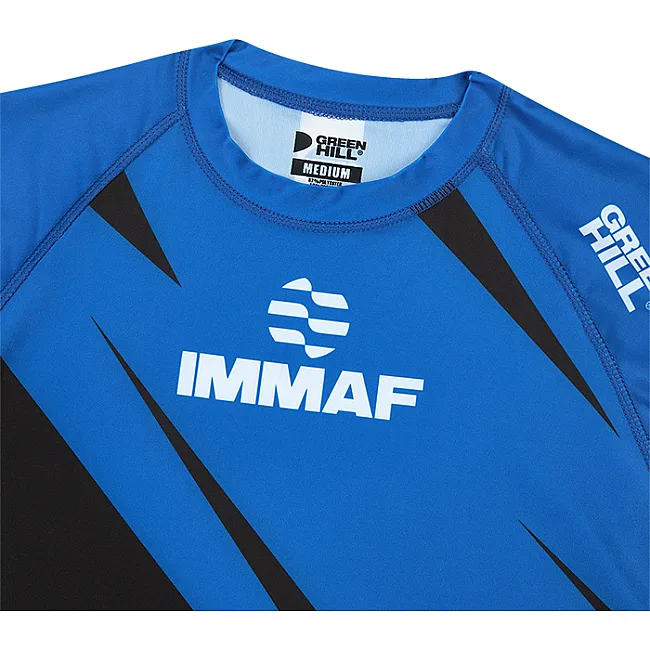 Рашгард для ММА Green Hill RASH GUARD RGI-4021 IMMAF (Синий)