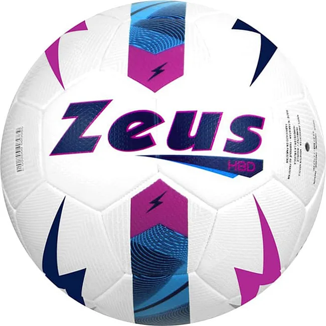 Мяч футбольный Zeus PALLONE HBD белый, фиолетовый