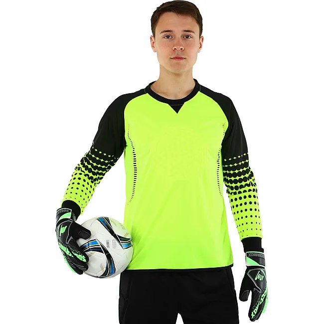 Вратарские перчатки
 профессиональные с защитой пальцев SOCCERMAX GK-4316
 7-11 (Черный-зеленый)