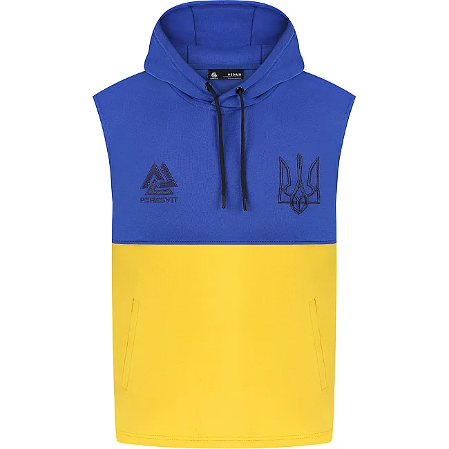 Безрукавка с капюшоном PERESVIT Mens Blue-Yellow