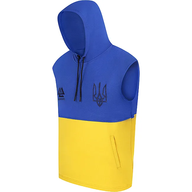 Безрукавка с капюшоном PERESVIT Mens Blue-Yellow