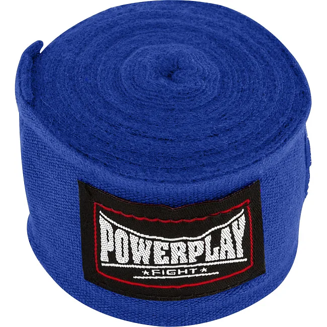 Боксерские бинты POWERPLAY 3046 Синие NYLON (2,5-4,5 м)