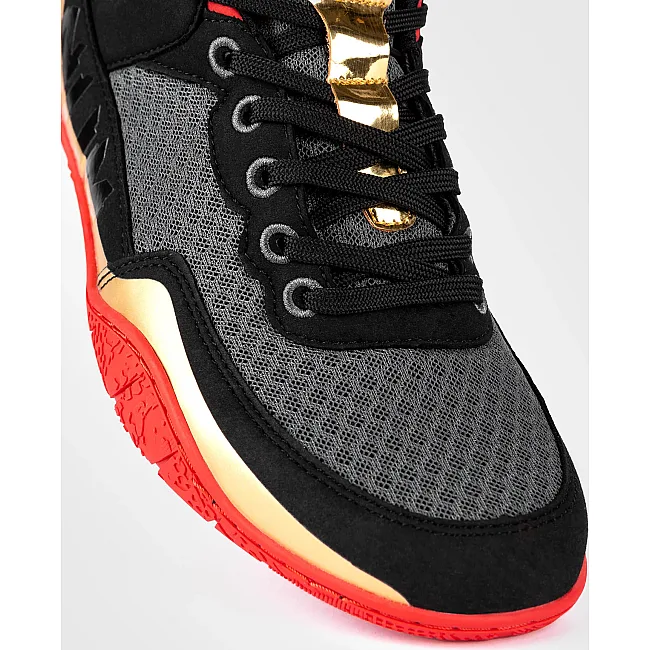 Борцовки VENUM Elite Black Gold Red