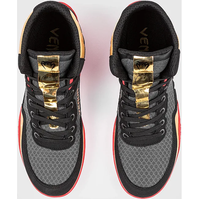 Борцовки VENUM Elite Black Gold Red