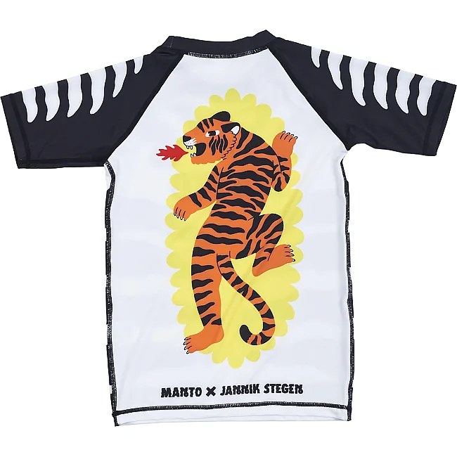 Рашгард для детей MANTO Tigre White