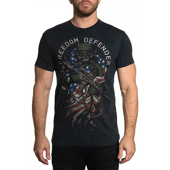 Футболка мужская AFFLICTION Soldiers Flag