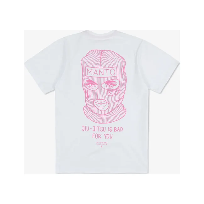 Футболка чоловіча MANTO x KTOF Balaclava White