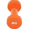 Гантель виниловый POWERPLAY 4125 Achilles 4кг. Оранжевая (1шт)
