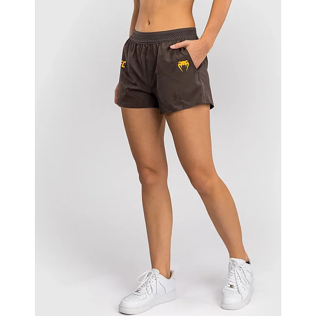 Женские спортивные шорты UFC VENUM FIGHT WEEK 4.0 Womens Dark Brown