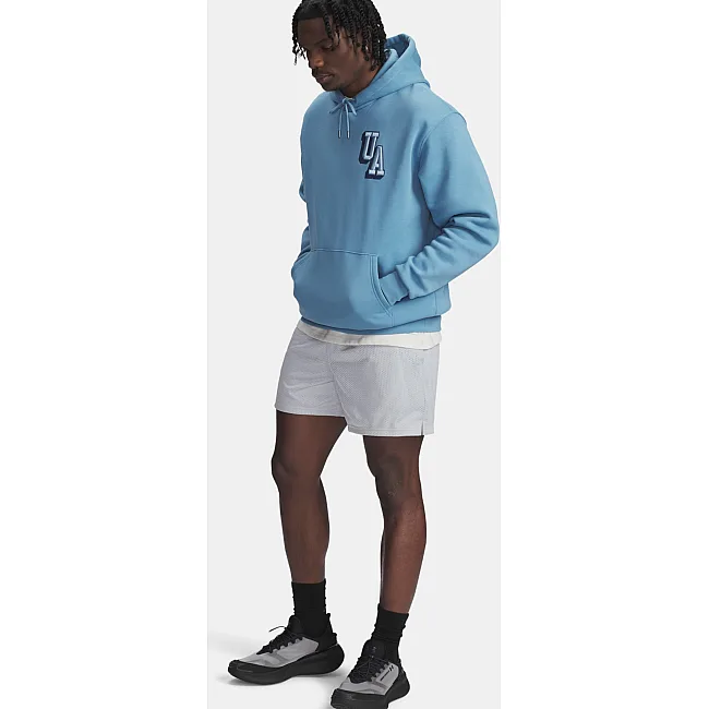 Худи UNDER ARMOUR Icon Fleece Graphic Blue Smoke Black