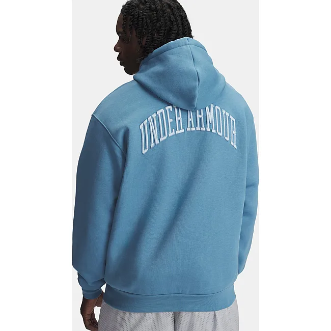 Худи UNDER ARMOUR Icon Fleece Graphic Blue Smoke Black