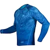 Компресійна футболка Venum Fusion Compression T-shirt Blue Long Sleeves