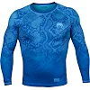 Компресійна футболка Venum Fusion Compression T-shirt Blue Long Sleeves