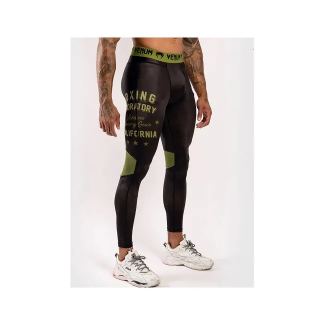 Компресійні штани VENUM Boxing Lab Black Green