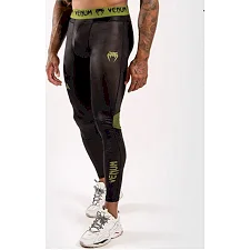 Компрессионные штаны VENUM Boxing Lab Black Green