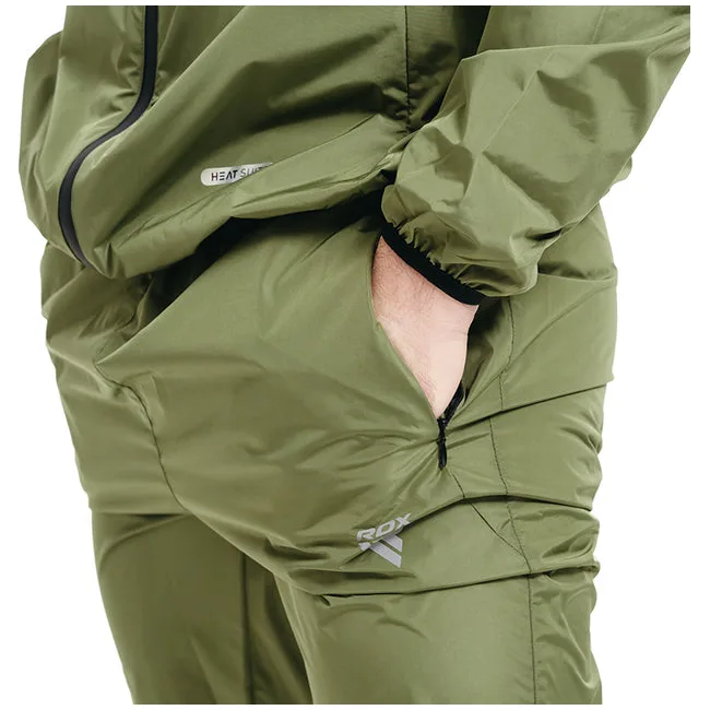 Костюм для сгонки веса RDX C1 Weight Loss Army Green