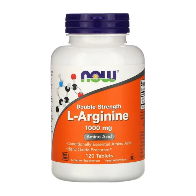 NOW L-Arginine 1000 мг 120 таб