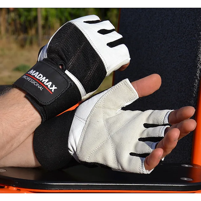 Перчатки для фитнеса MADMAX MFG-269 Professional White