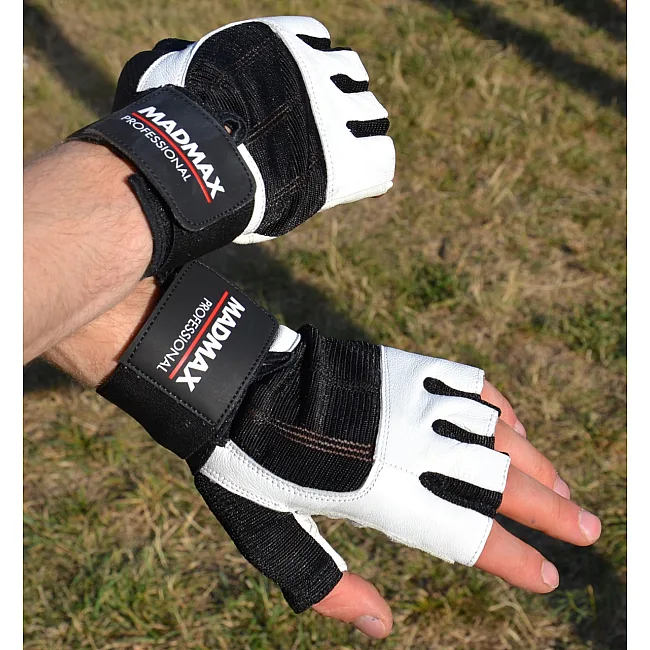 Перчатки для фитнеса MADMAX MFG-269 Professional White