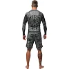 Рашгард із довгим рукавом PERESVIT Maori Black Military Green