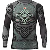 Рашгард із довгим рукавом PERESVIT Maori Black Military Green
