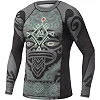 Рашгард із довгим рукавом PERESVIT Maori Black Military Green