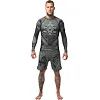 Рашгард із довгим рукавом PERESVIT Maori Black Military Green