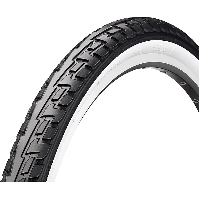 Велопокрышка CONTINENTAL Ride Tour 28" | 700 x 35C черная/белая, не складная ExtraPuncture Belt