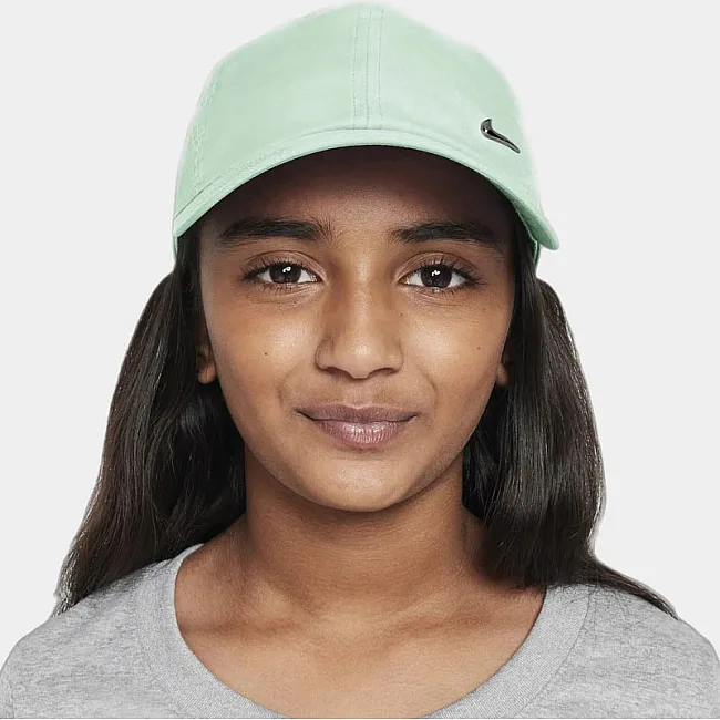 Кепка NIKE K NK DF CLUB CAP US CB MTSWSH салатовий (для дітей) One Size