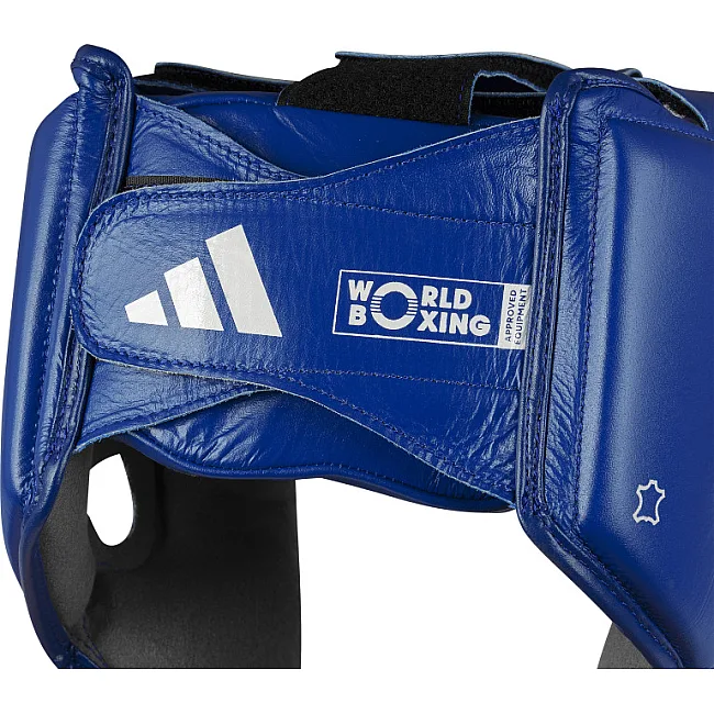 Боксерський шолом Adidas з ліцензією World Boxing (синій) WOBHG1