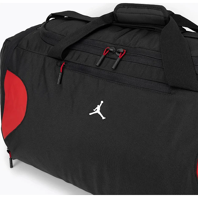 Сумка NIKE Jam Element Duffle 46L черный, красный (для мужчин) 55 x 30 x 30 см