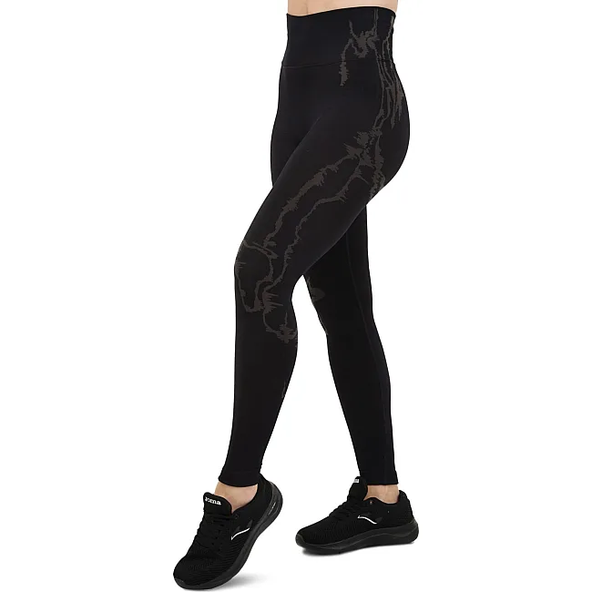 Лосины леггинсы спортивные женские JOMA INDOOR GYM 902892-100 (Черный)