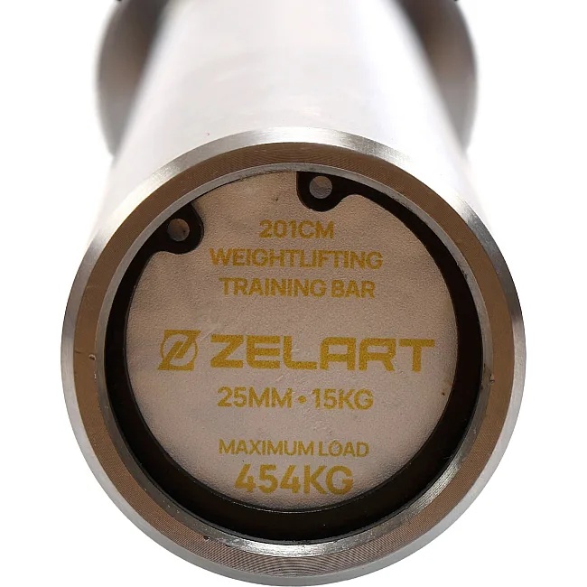 Гриф для штанги хромований Олімпійський прямий ZELART TA-7094