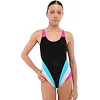 Купальник подростковый слитный SP-SPORT PL-8262 8-16лет (Темно-синий-фиолетовый)