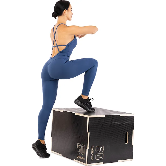 Бокс плиометрический тумба для кроссфита Плиобокс Wood Plyo box LiveUp LP8157 BOX-WOOD 1шт 50х60х75см