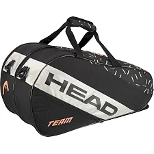 Теннисная сумка для ракеток падел тенниса на 3 ракетки HEAD Team Padel 262254 (Черный)