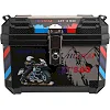 Центральний кофр задній для мотоцикла пластиковий Adventure JUHAO H-45-2 1шт 42x34x30см (Чорний)