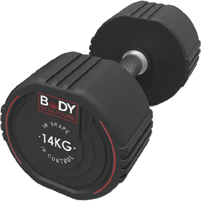 Гантель стальная Body Sculpture TPU BW 133, 14 кг