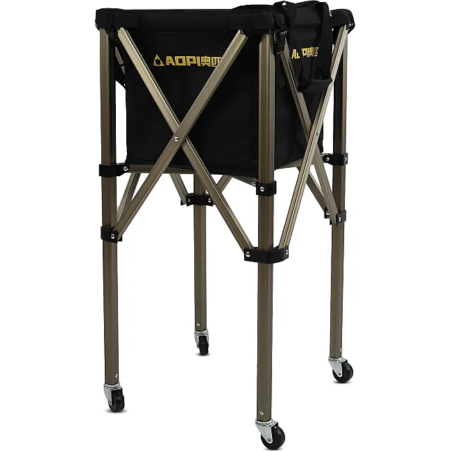 Корзина для теннисных мячей TENNIS BALL CART на 180 мячей AOPI AP-491 (Черный)